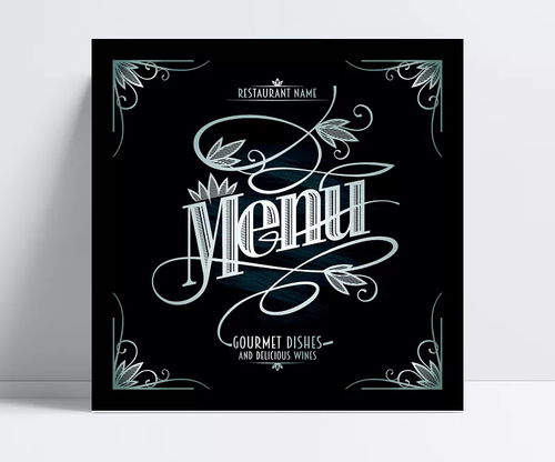 精美別致的菜單圖片矢量素材 賦能廣告與品牌設計的多元應用